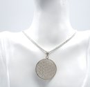 New Age Anhänger Blume des Lebens mit 925 Silber Kette
