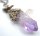 Vintage Amethyst Natur Anhänger mit 925 Silber