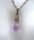 Vintage Amethyst Natur Anhänger mit 925 Silber