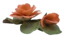 Capodimonte Porzellan Rose - BUFF BEAUTY - 80er Jahre für Franklin Mint