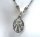 ART DECO Peridot 925 Silber Collier mit Markasiten