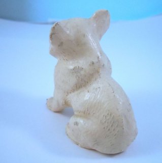 Eisbr Baby - Ton Tierfigur handbemaltes Sammlerstck 50er Jahre