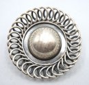 835 Silber Vintage Brosche - Handarbeit