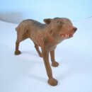 Kojote - Ton Tierfigur handbemaltes Sammlerstück  50er Jahre