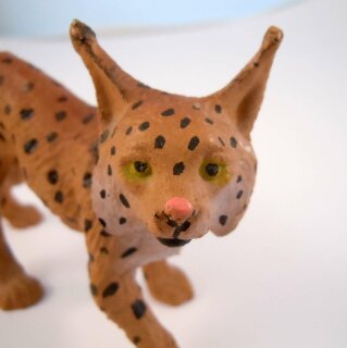 Tüpfelhyäne - Ton Tierfigur handbemaltes Sammlerstück  50er Jahre