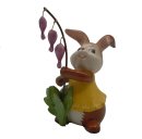 Goebel Hase mit Herzblumen  Blumenhase Höhe 10 cm