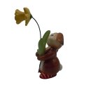 🌼🐰 Goebel Hase mit Narzisse 12 cm – Blumenhase aus Keramik