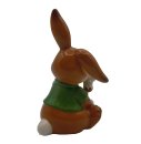 🐰 Goebel Hase mit Weidenkätzchen in Vase – 10 cm Blumenhase aus Keramik