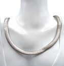 Gigantisches Fischgrät-Collier aus 835 Silber – Edles Vintage-Design, 45 cm