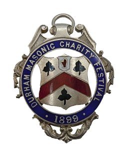 Original Silber Masonic Abzeichen von 1899 - Birmingham