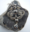 Jugendstil-Kombi-Brosche aus 925 Silber – Epochen-Revival