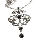 Jugendstil-Kombi-Brosche aus 925 Silber – Epochen-Revival