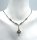 Edles Jugendstil Silber Collier mit Granat und Markasiten