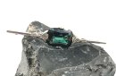 Exklusive Silber Brosche mit Turmalin – Original...