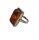 925 Sterling Silber Ring mit Bernstein ART DECO RG 55 aus den 30ern