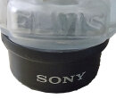 70s Elvis Presley Glaskopf Leuchte von Sony – 1970er