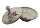 Vintage Deckel Dose mit Blumen Bouquett