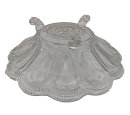 ART DECO Klar Glas Schale Blütenschale um 1930