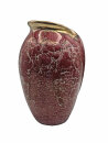 Keramik Vase Richard Uhlemeyer rot marmoriert