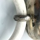 Vintage Beißring Bambi aus Silber  Original Lutz & Weiss Pforzheim  1950er Jahre Disney Sammlerstück