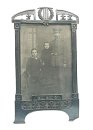 Jugendstil Bilderrahmen mit Soldatenbildnis WK1