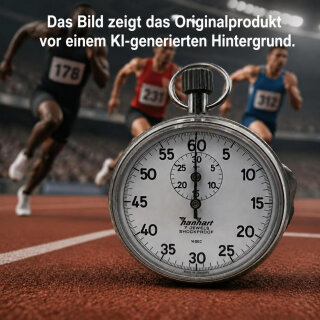 Vintage Hanhart Mechanische Stoppuhr aus Chrom – ca. 1970