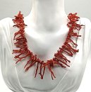 Vintage  Astkorallen Collier rot  30er Jahre