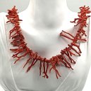 Vintage  Astkorallen Collier rot  30er Jahre
