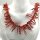 Vintage  Astkorallen Collier rot  30er Jahre
