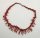 Vintage  Astkorallen Collier rot  30er Jahre