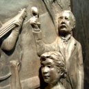 Jugendstil Silber Wandrelief „Am Rhein da wachsen unsere Reben“ – signiert von Gg. Bommer um 1910