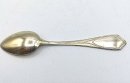 4 Jugendstil Silber Mocca / Espresso Löffel mit...