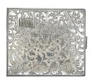 Antikes Jugendstil Zigarettenetui versilbert Floral...