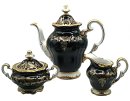 Kobalt / Gold Kaffee Service Form Katharina von Weimar...