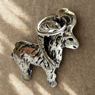 Silberner Bock Anhänger  – Widder & Geißbock Motiv in 3D-Optik
