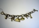 Vintage Armband für Hundeliebhaber – Charm-Armband mit Hundemotiven, 18,5 cm