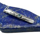 Seltener 800 Silber Anhänger mit Aquamarin an Kette...
