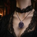 Gothic Romance Amethyst Drusen Anhänger aus 925 Silber
