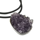 Gothic Romance Amethyst Drusen Anhänger aus 925 Silber