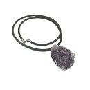 Gothic Romance Amethyst Drusen Anhänger aus 925 Silber