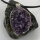 Gothic Romance Amethyst Drusen Anhänger aus 925 Silber