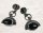 Elegante Art Deco Onyx Ohrringe aus 925 Silber – Handgefertigter Ohrschmuck mit Markasit & feiner Ornamentik