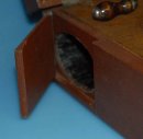 Leophone Reise Koffer Grammophon Holz um 1920