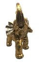 Vintage "Gold" Keramik Elefant von Valle dOro Patchi