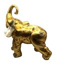 Vintage "Gold" Keramik Elefant von Valle dOro Patchi