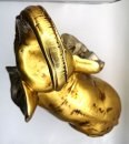 Vintage "Gold" Keramik Elefant von Valle dOro Patchi