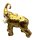 Vintage "Gold" Keramik Elefant von Valle dOro Patchi