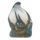 Murano Glas Aschenbecher / Schale – Blau-Gelb – ca. 1960er Jahre