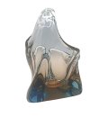 Murano Glas Aschenbecher / Schale – Blau-Gelb – ca. 1960er Jahre