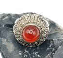 Prächtiger 800 Silber Karneol Jugendstil Cocktail Ring um 1910 RG 60